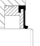 Radialwellendichtring Typ B-SF