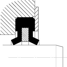 Radialwellendichtring Typ B-SF